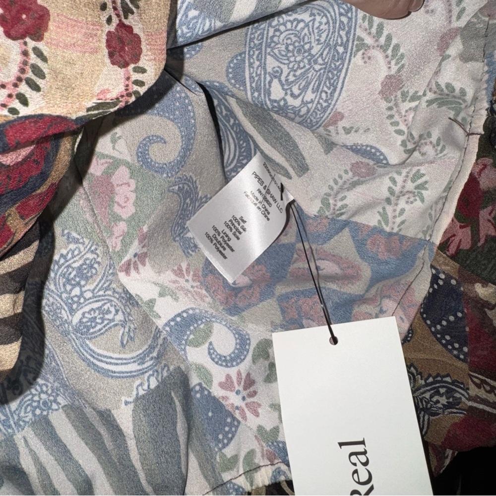 Veronica Beard Multicolor Patchwork Patterned Blo… - image 5